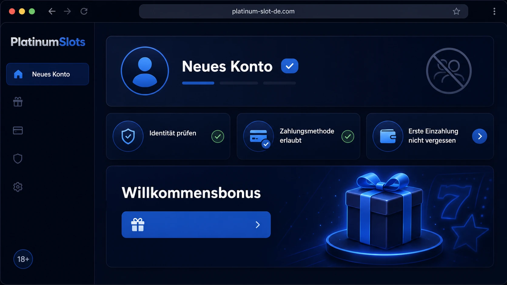 Bonus für neue Spieler